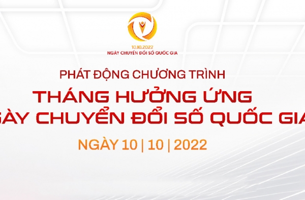 Phát động chương trình tháng hưởng ứng ngày chuyển đổi số quốc gia