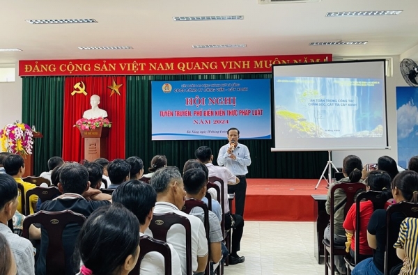 Công ty Công viên – Cây xanh Đà Nẵng tổ chức tuyên truyền, phổ biến kiến thức pháp luật