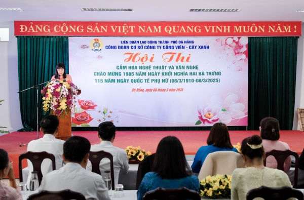 Công đoàn cơ sở Công ty Công viên-Cây xanh Đà Nẵng tổ chức các hoạt động chào mừng kỷ niệm 115 năm ngày Quốc tế Phụ nữ (08/3/1910 – 08/3/2025)